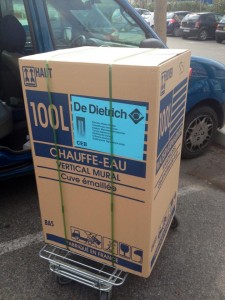 100 litres Dedietrich vertical.